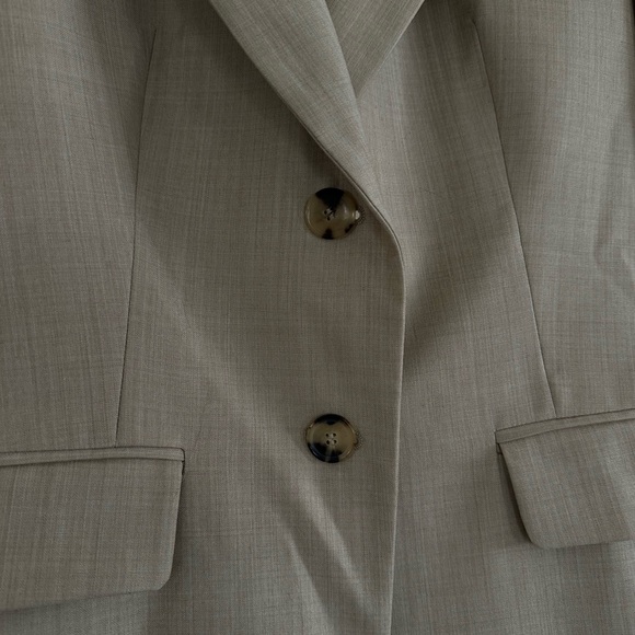 Loro Piana wool blazer - tan two buttons single breasted - Picture 4 of 7